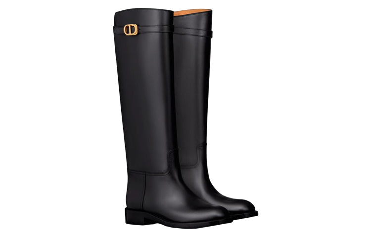 DIOR Empreinte Knee high Boots Women's Black