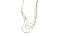 CHANEL Metal: Faux Pearls Rhinestones Crystals Necklaces Women's Gold