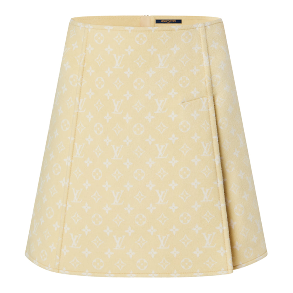 LOUIS VUITTON Casual Short Skirts Women's Yellow