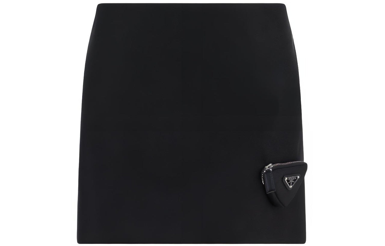 PRADA SS23 Casual Short Skirts Women's Black
