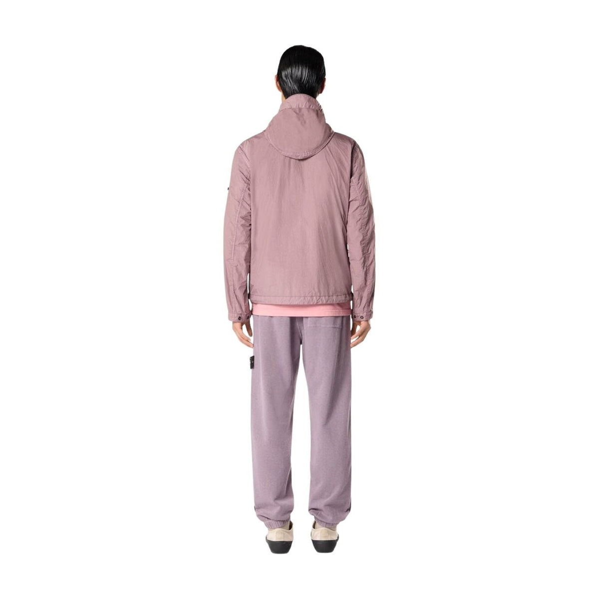 STONE ISLAND 6200012 Malfile Fleece Old Effect Sweatpants 'Purple Gray' L1S156200012S0060V018F
