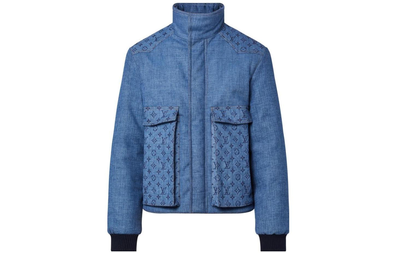 LOUIS VUITTON Jackets & Coats Men's Blue