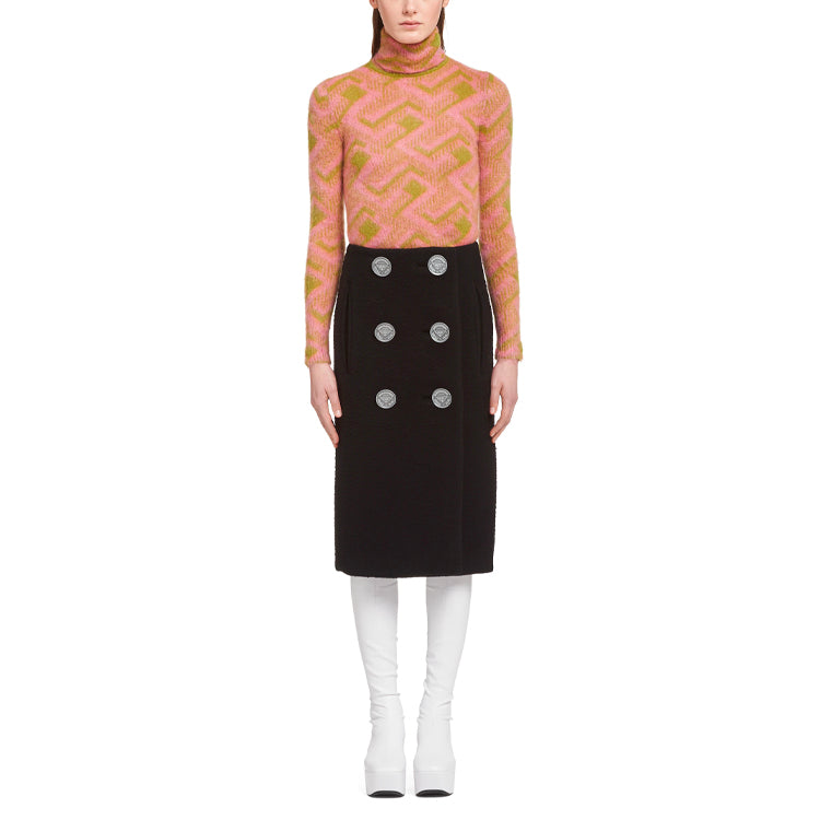 PRADA Casual Long Skirts Women's Black