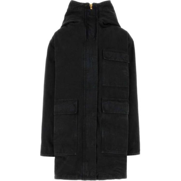 PRADA Hooded Denim Jacket