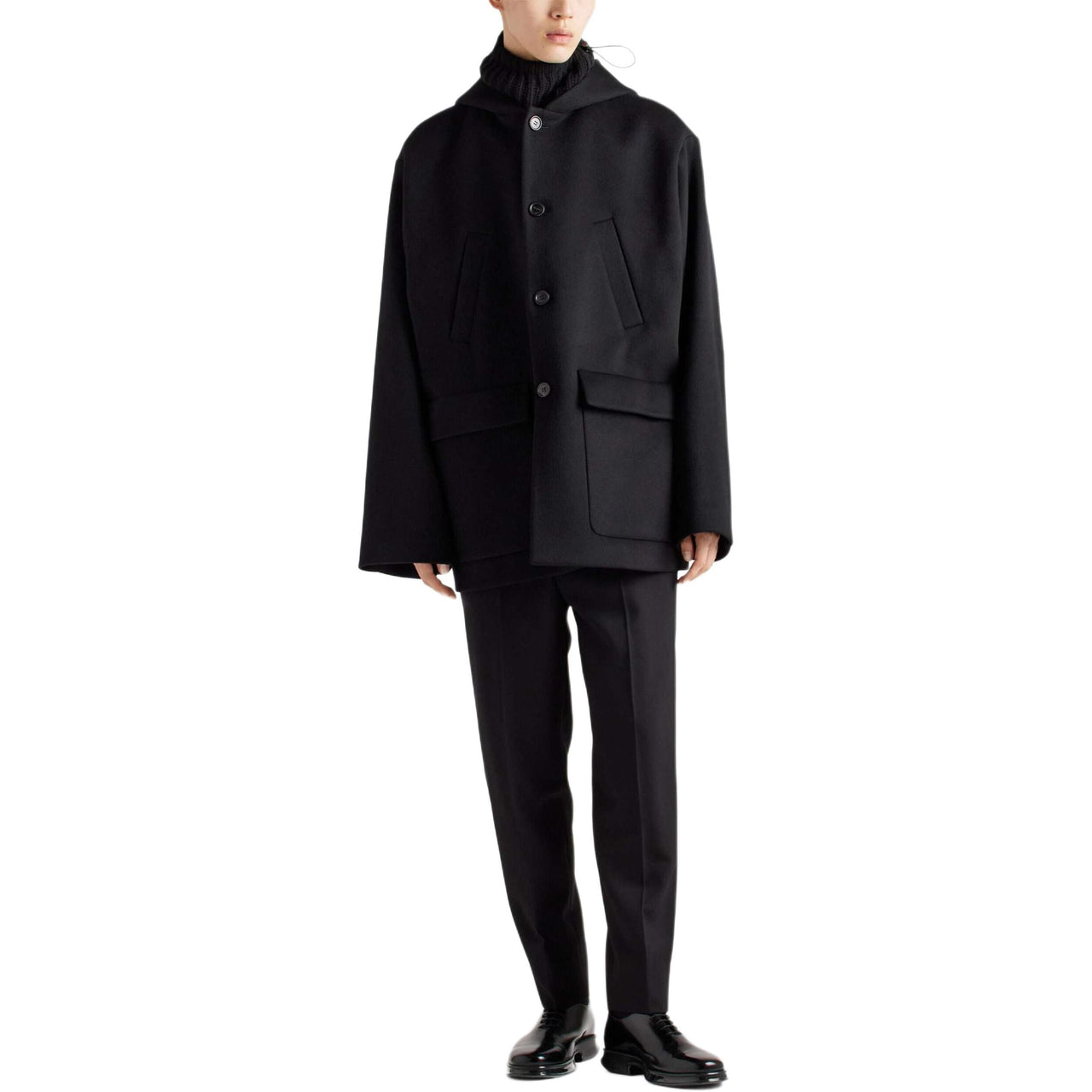 PRADA Cashmere Hooded Jacket