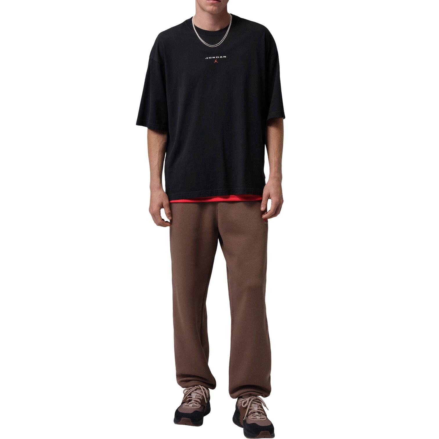 Jordan Flight Essentials Oversized Patch T-Shirt 'Black' IO0034-010