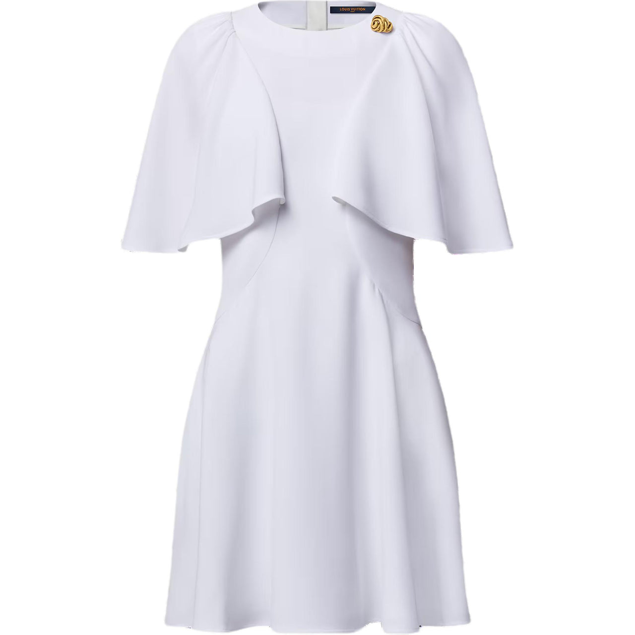 LOUIS VUITTON Butterfly Sleeve Mini Dress