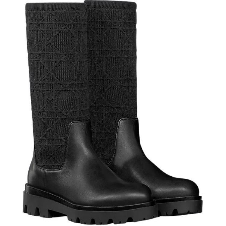 DIOR High Top Kids' Boots Black Kids'