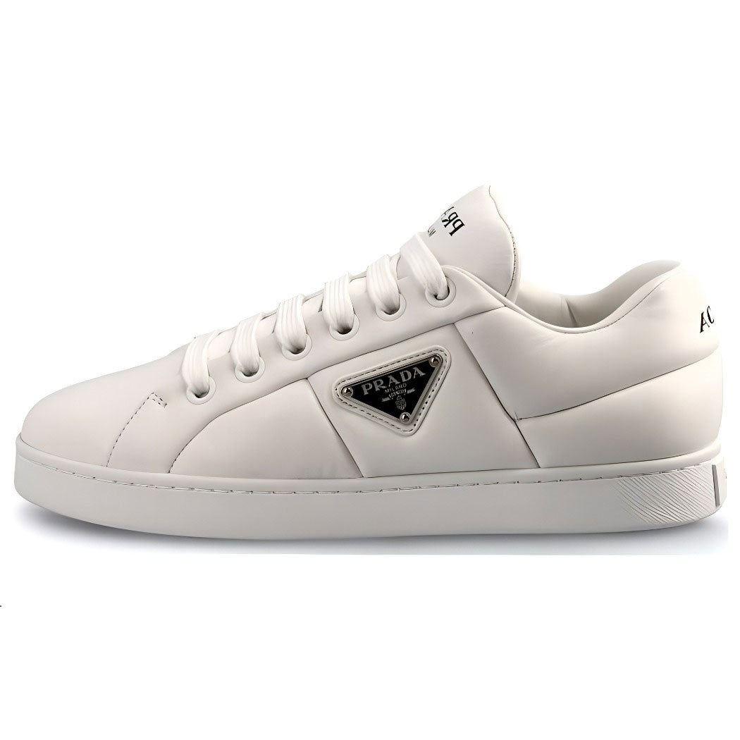 PRADA Padded Nappa Leather Sneakers 'White' Women's