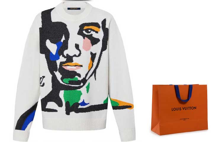 LOUIS VUITTON FW23 Knitwear Men's White