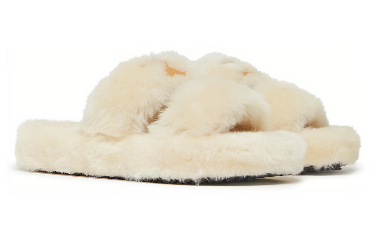 CELINE Slide Slippers Women's Beige