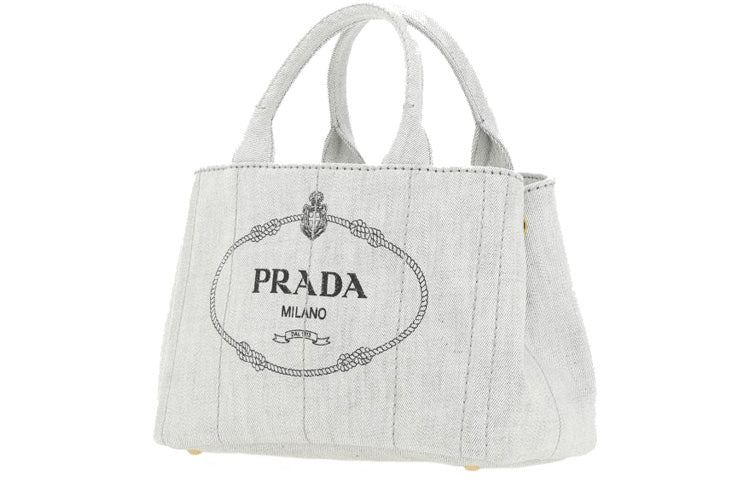 PRADA Fabric Canvas Bag Shoulder Bag Crossbody Bag Handbag Regular Women's