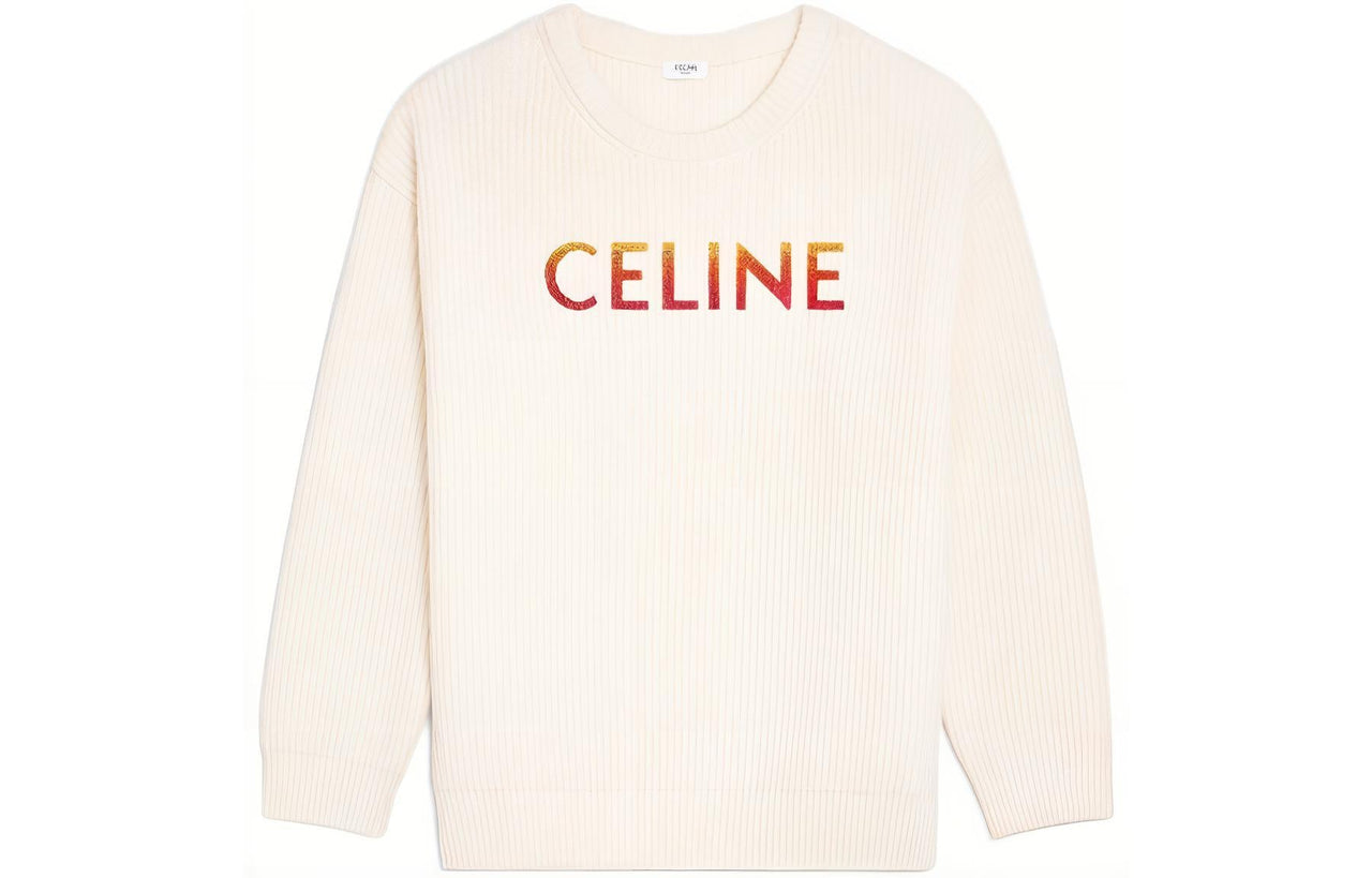 CELINE Sweatshirts Men Ecru