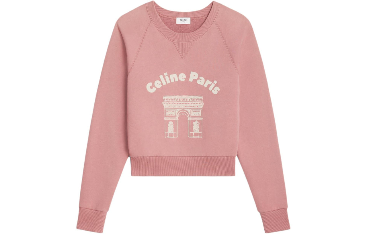 CELINE Arc De Triomphe Sweatshirt In Cotton Fleece