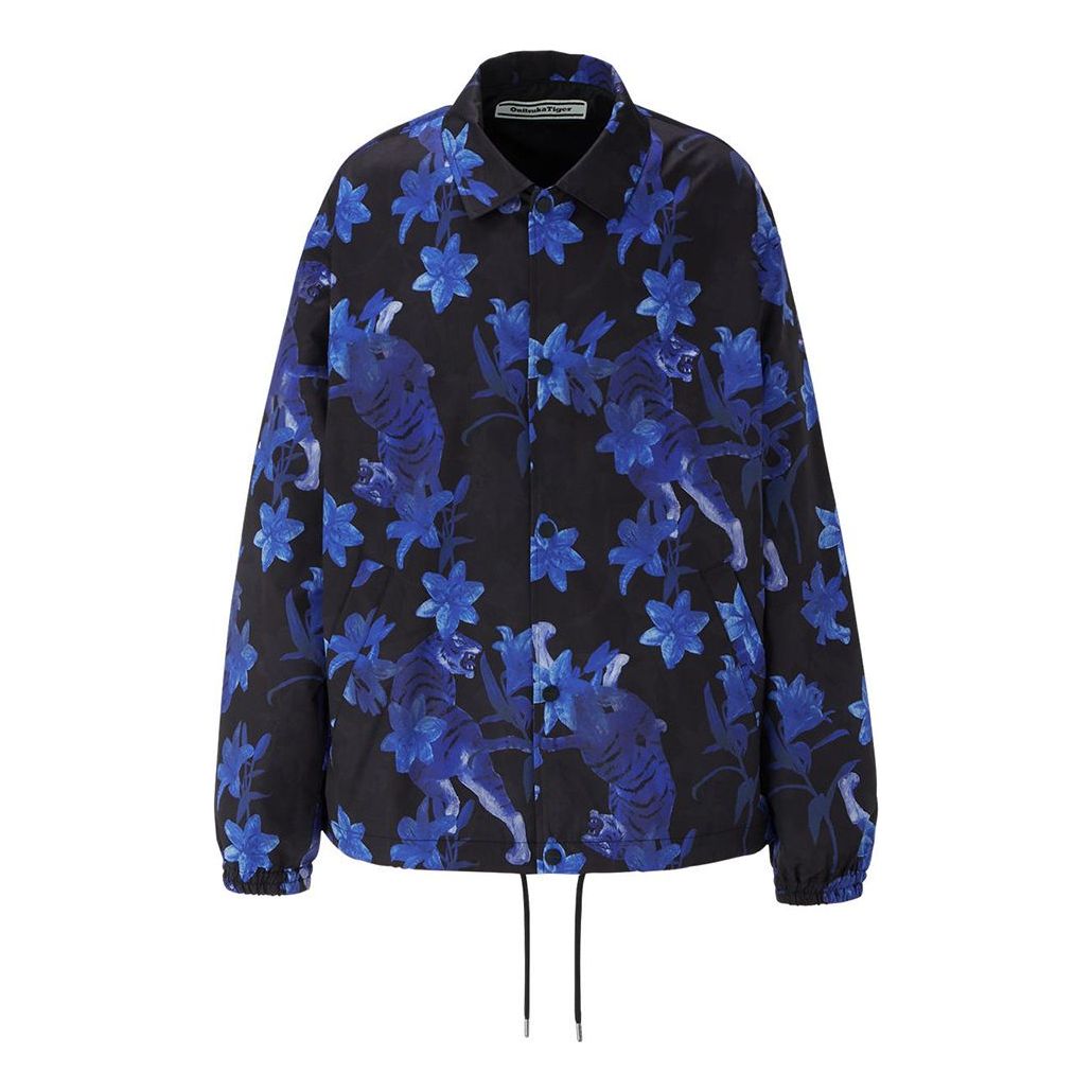 Onitsuka Tiger P Coach Jacket 'Black Blue' 2183B315-001