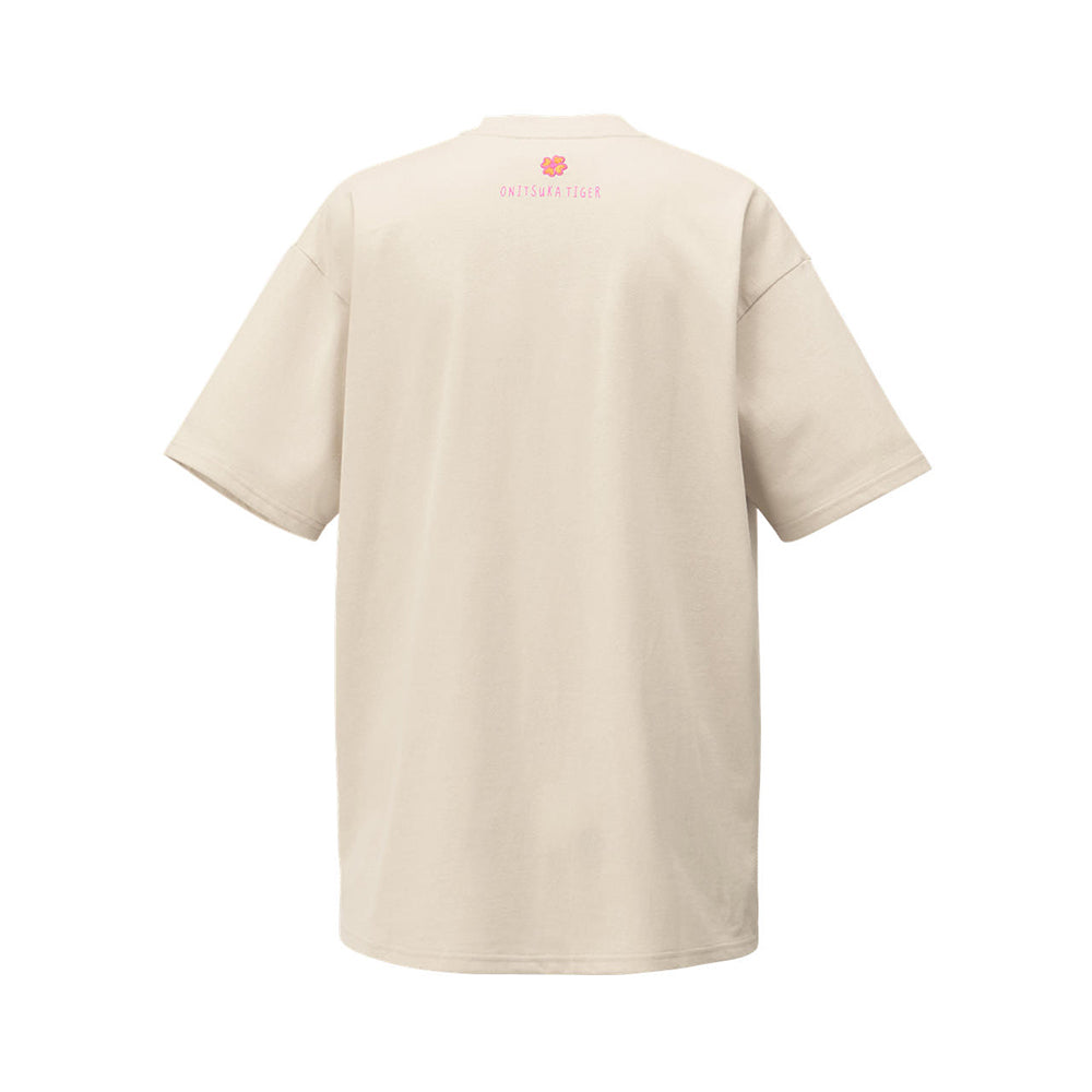 Onitsuka Tiger Graphic T-shirt 'Almond Milk' 2183B303-200