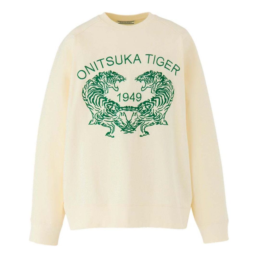 Onitsuka Tiger Graphic Sweatshirt 'Off White Green' 2183B406-700