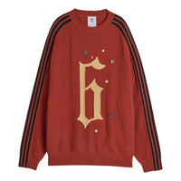 adidas x Song For The Mute 006 Graphic Relaxed Sweater 'Red' KC0327