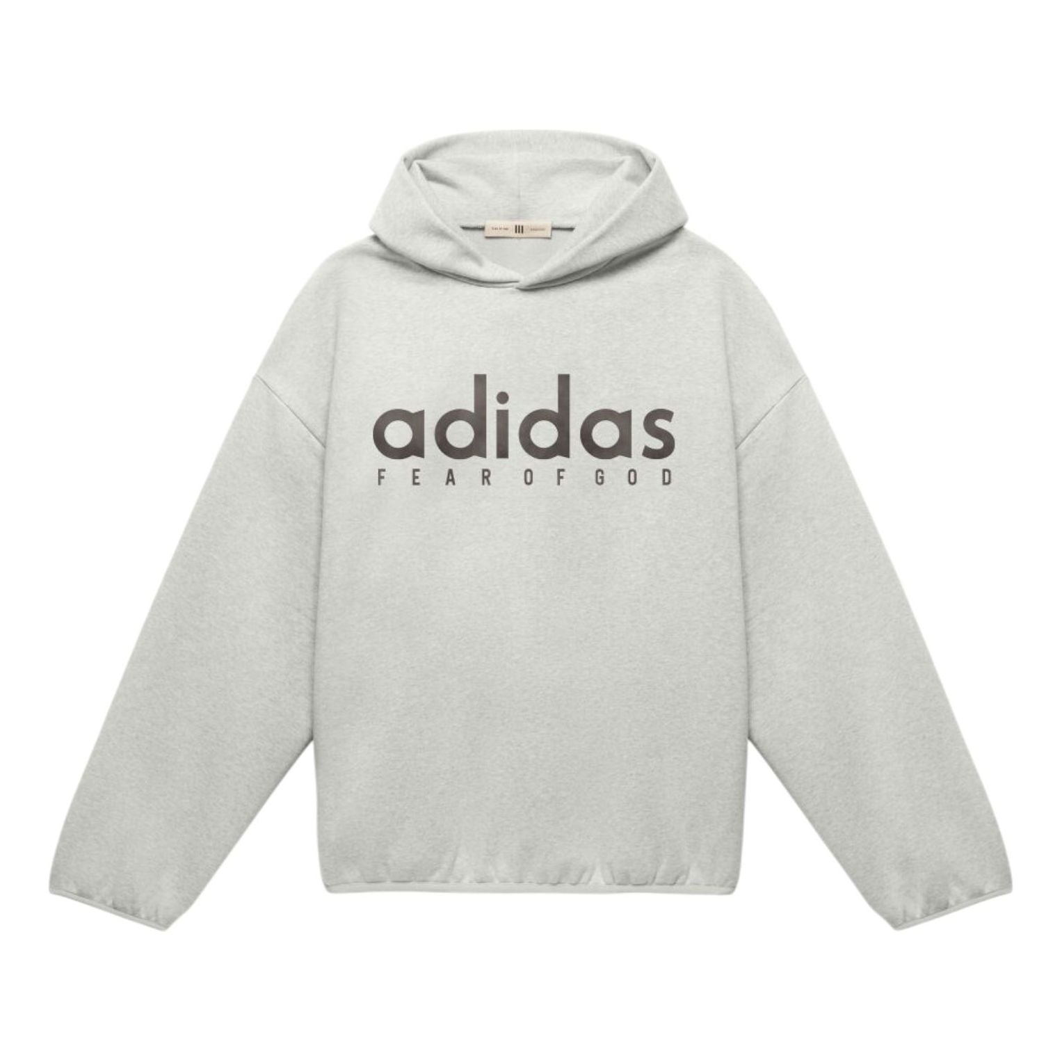 adidas x FEAR OF GOD ATHLETICS Oversized Hoodie Asia Sizing 'Heather Grey' JZ7367
