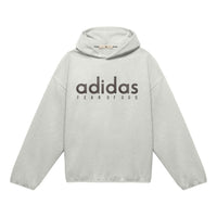 adidas x FEAR OF GOD ATHLETICS Oversized Hoodie Asia Sizing 'Heather Grey' JZ7367
