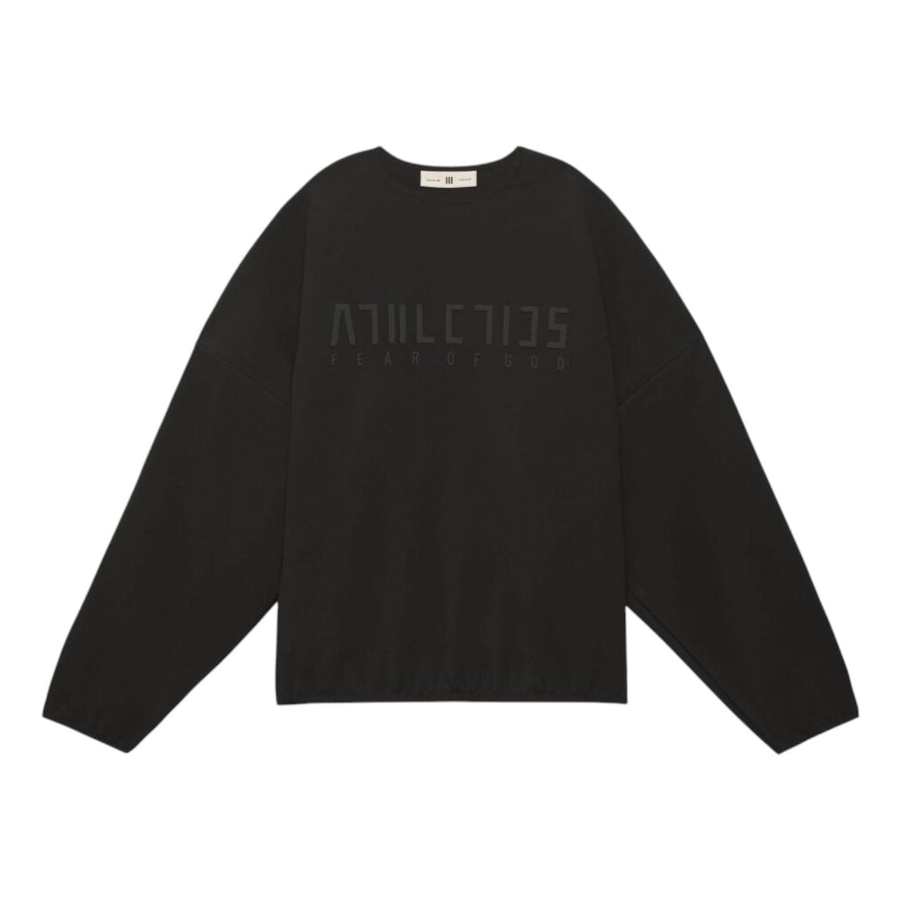 adidas x FEAR OF GOD ATHLETICS Oversized Long-Sleeve T-Shirt 'Jet Black' KA4567