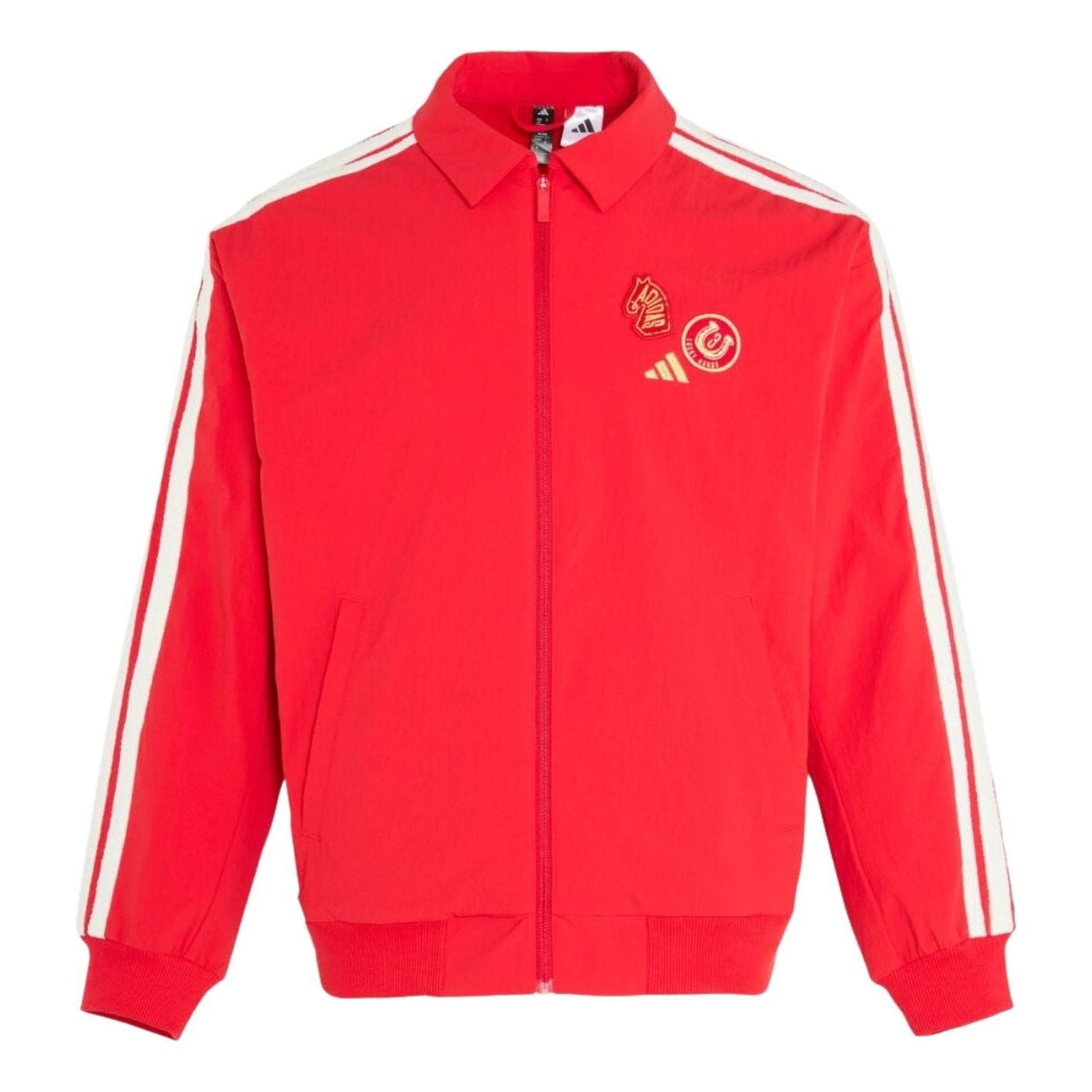 adidas CNY 3 Stripes Reversible Woven Jacket 'Better Scarlet' KE4059