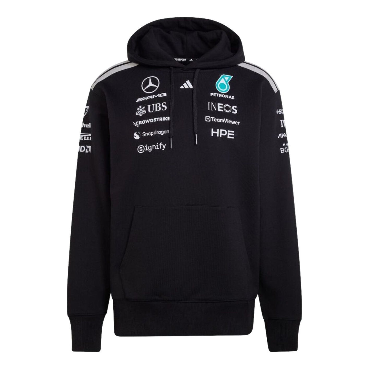 adidas x Mercedes AMG Petronas Formula 1 Team Driver Hood sweatshirt 'Black' KF0166
