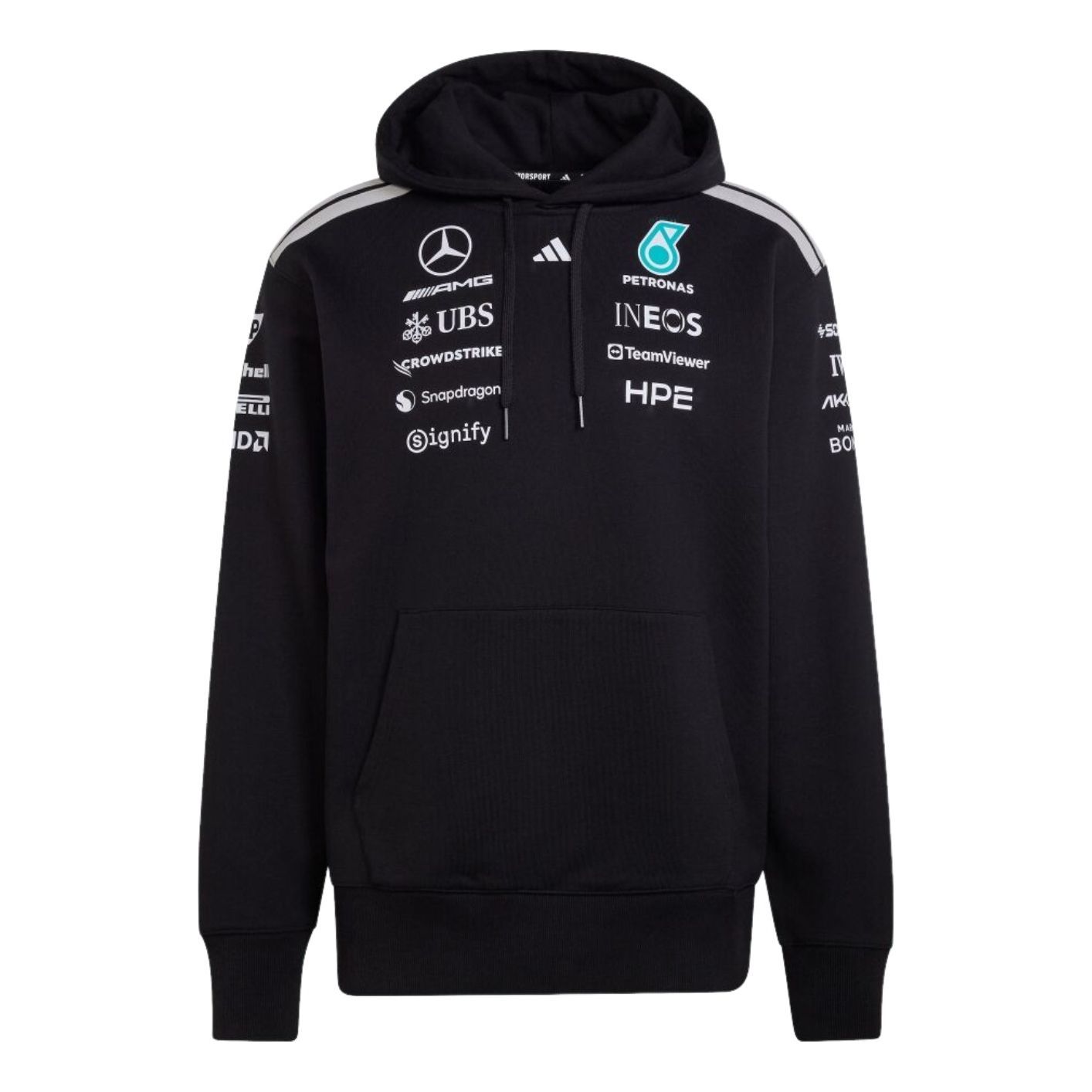 adidas x Mercedes AMG Petronas Formula 1 Team Driver Hood sweatshirt 'Black' KF0166