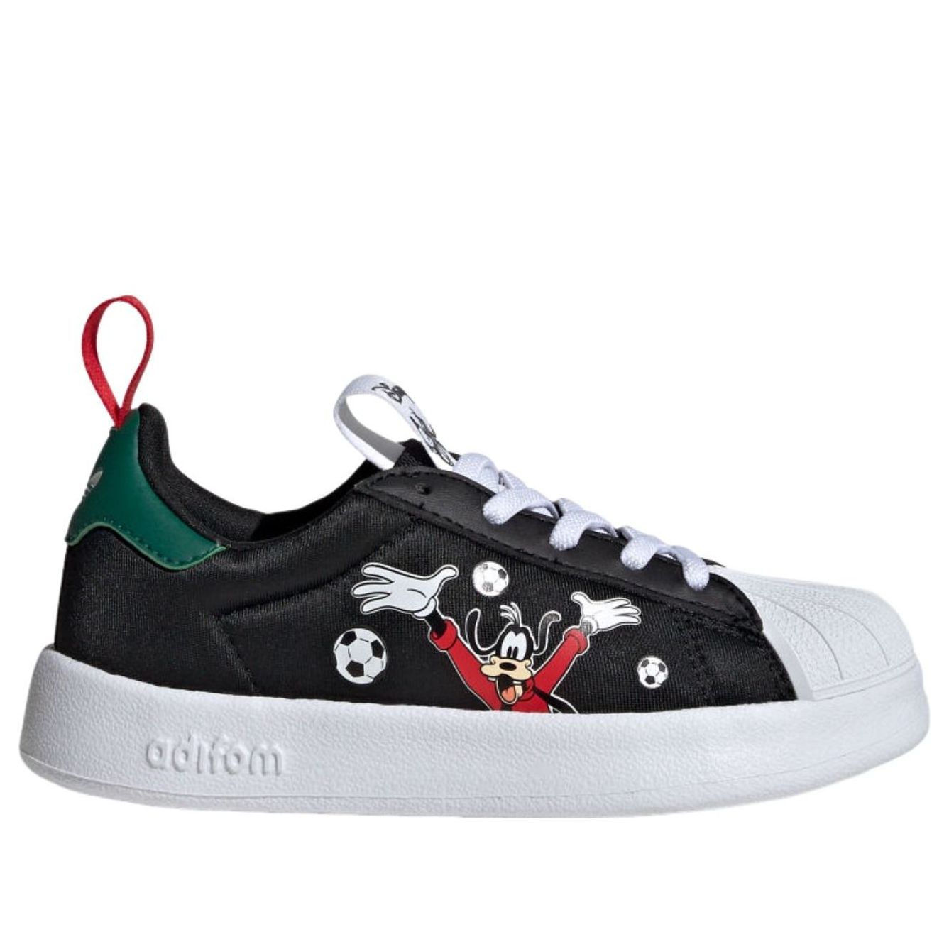 (PS) adidas x Disney x Goofy Soccer Adifoam Superstar 'Black White' IH1750