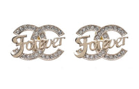 CHANEL Earrings Women's Light Gold