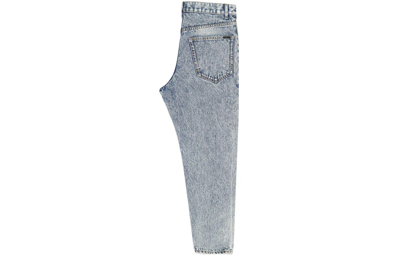 SAINT LAURENT SS22 Jeans Men's Marble Blue