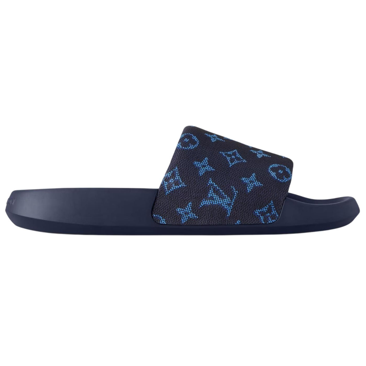 LOUIS VUITTON Waterfront Slide Slippers Men's Blue