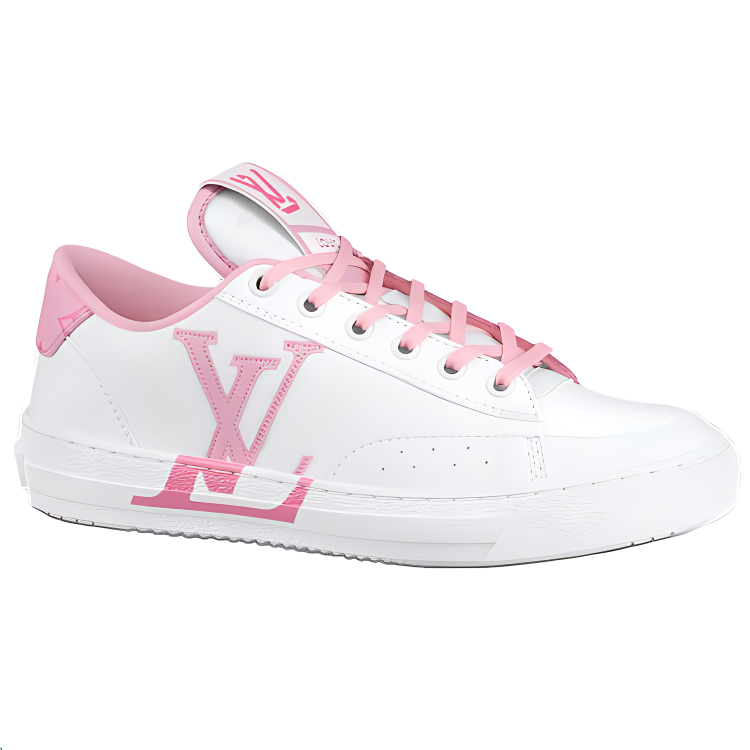 LOUIS VUITTON Charlie Sneakers 'White Pink' Women's