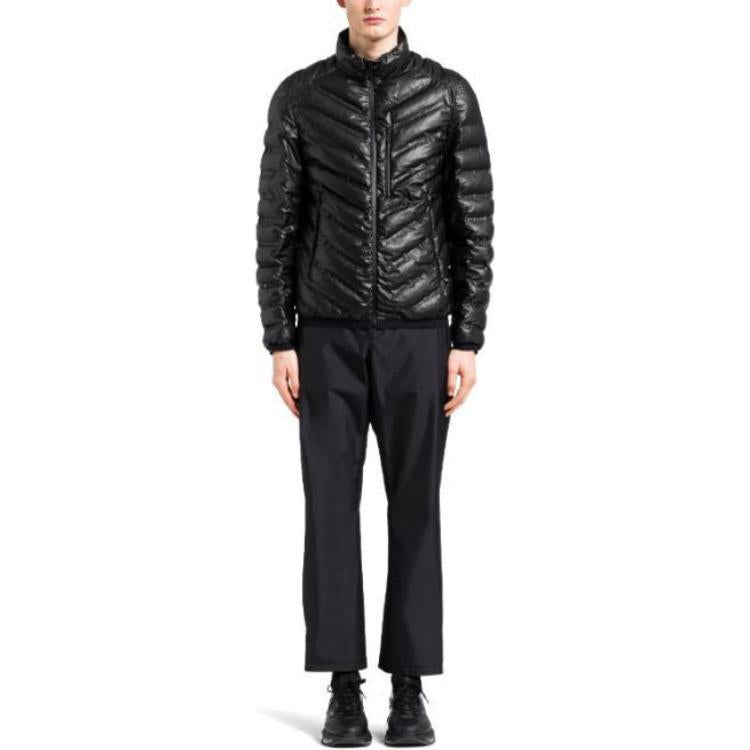 PRADA Down Jackets Unisex Black
