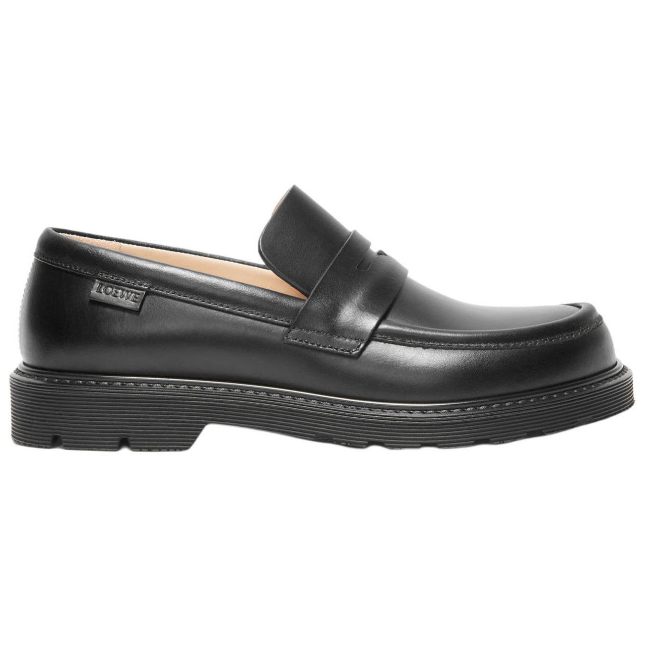 LOEWE Loafers 3cm Women's Black