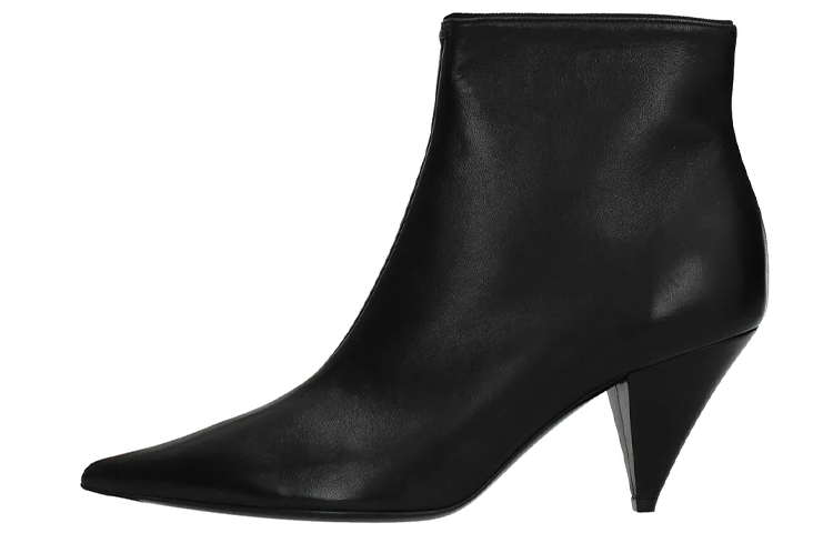 CELINE Ankle Boots Women's Mid-Top Black