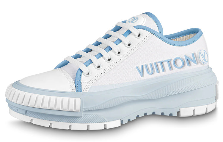 LOUIS VUITTON Squad Sneakers 'White Blue' Women's