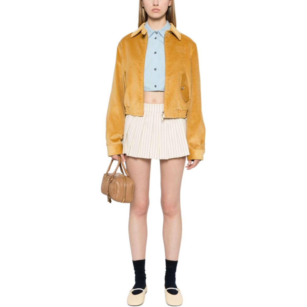MIU MIU Jackets & Coats Women's Yellow