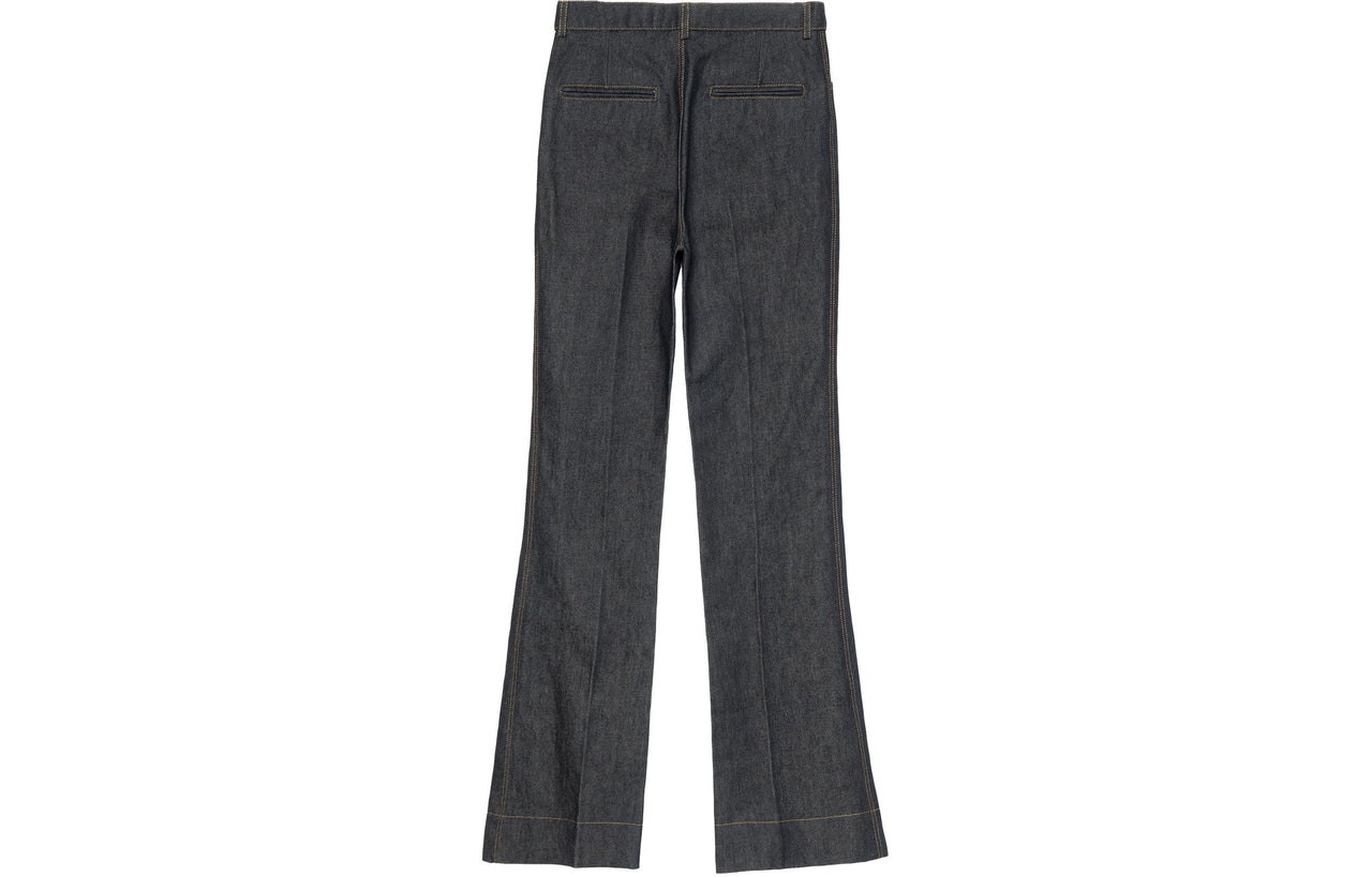 SAINT LAURENT Flared High rise Jeans