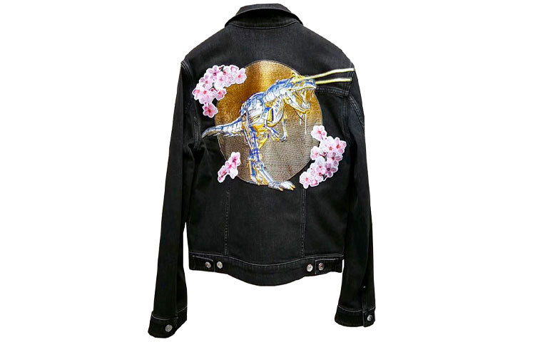 DIOR x KONGSHANJI Denim Jacket Men's Black