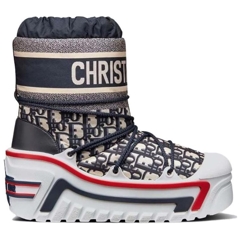DIOR Women's DIORAlps Snow Boot 'DIOR Oblique - Deep Blue'