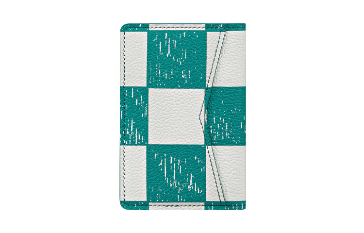 LOUIS VUITTON Pocket Organizer Teal Blue