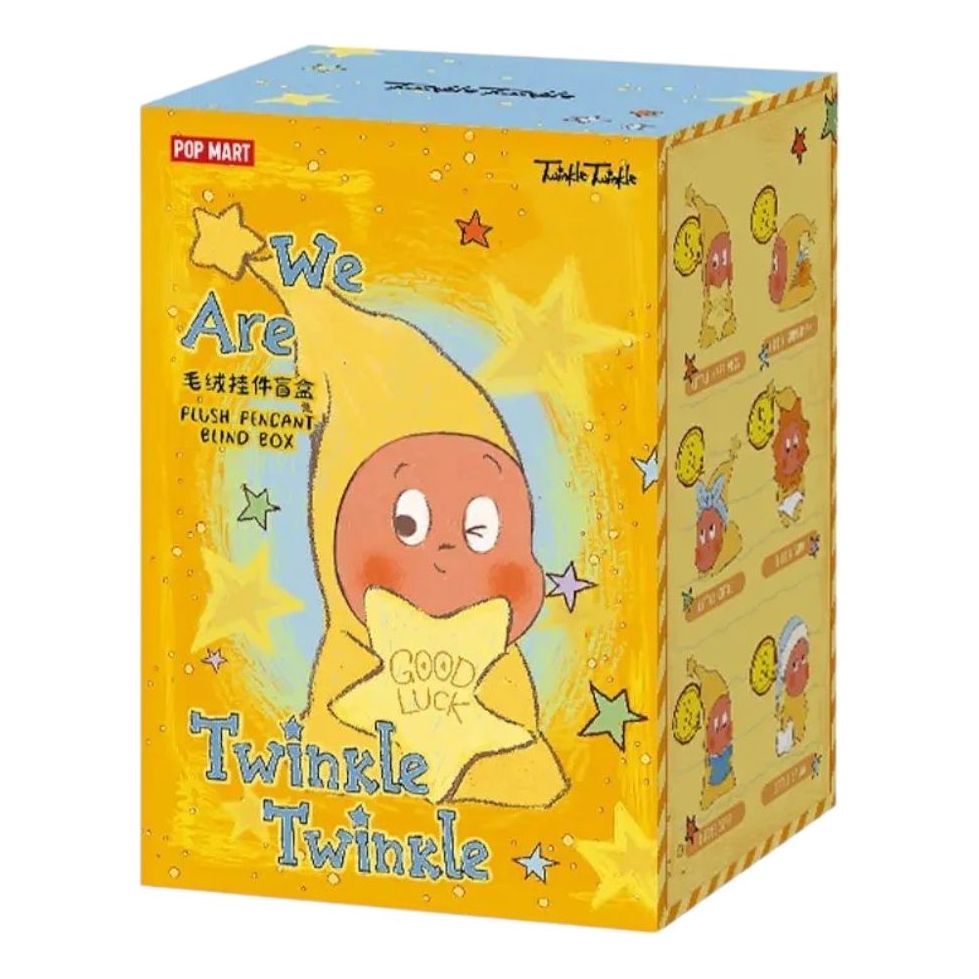 Pop Mart We are Twinkle Twinkle Series Plush Pendant Sealed Case (1 Blind Box) PPMT-2409-0026-1B