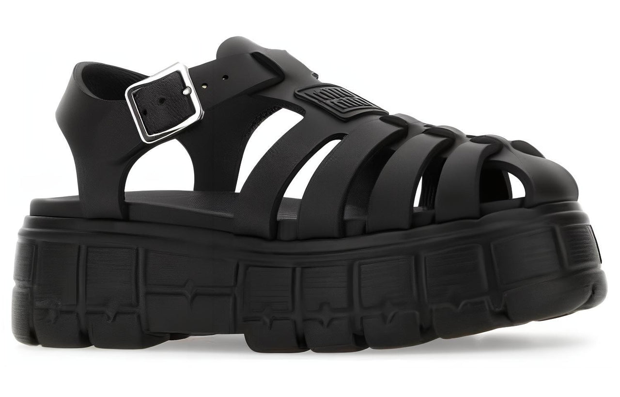 MIU MIU Roman Sandals Women's Black