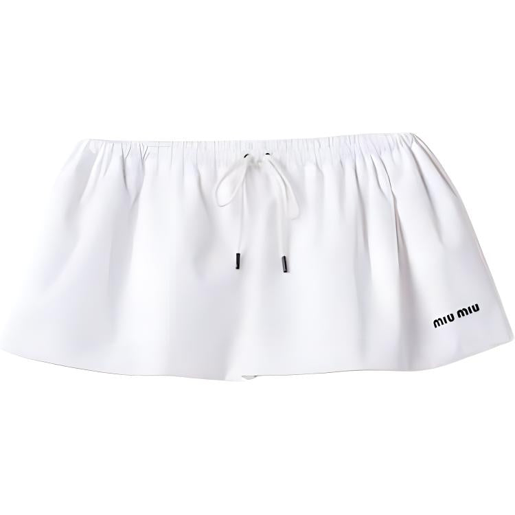 MIU MIU SS24 Casual Short Skirts Women's White