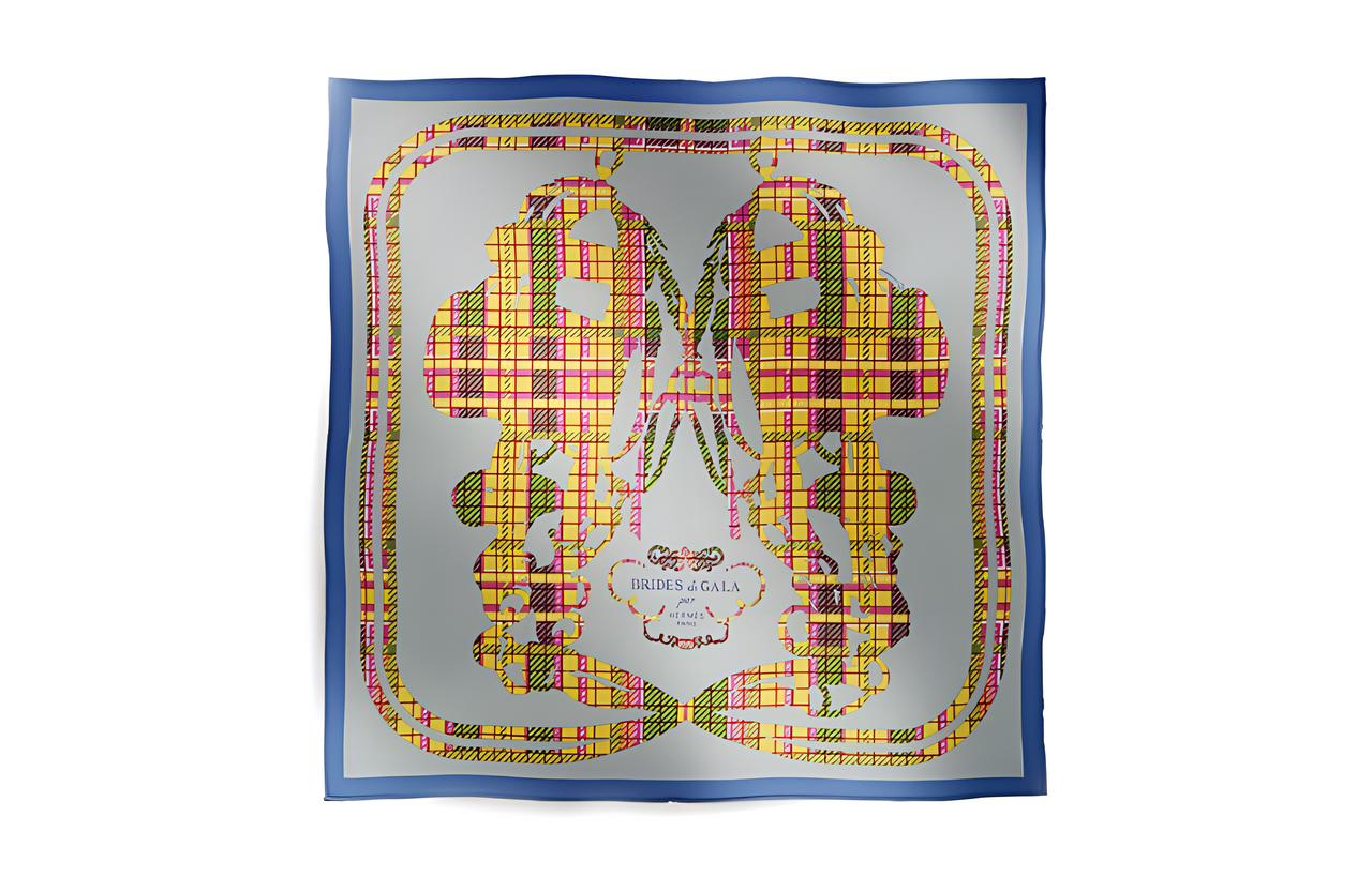 HERMES Silk Scarves Women's Multicolor