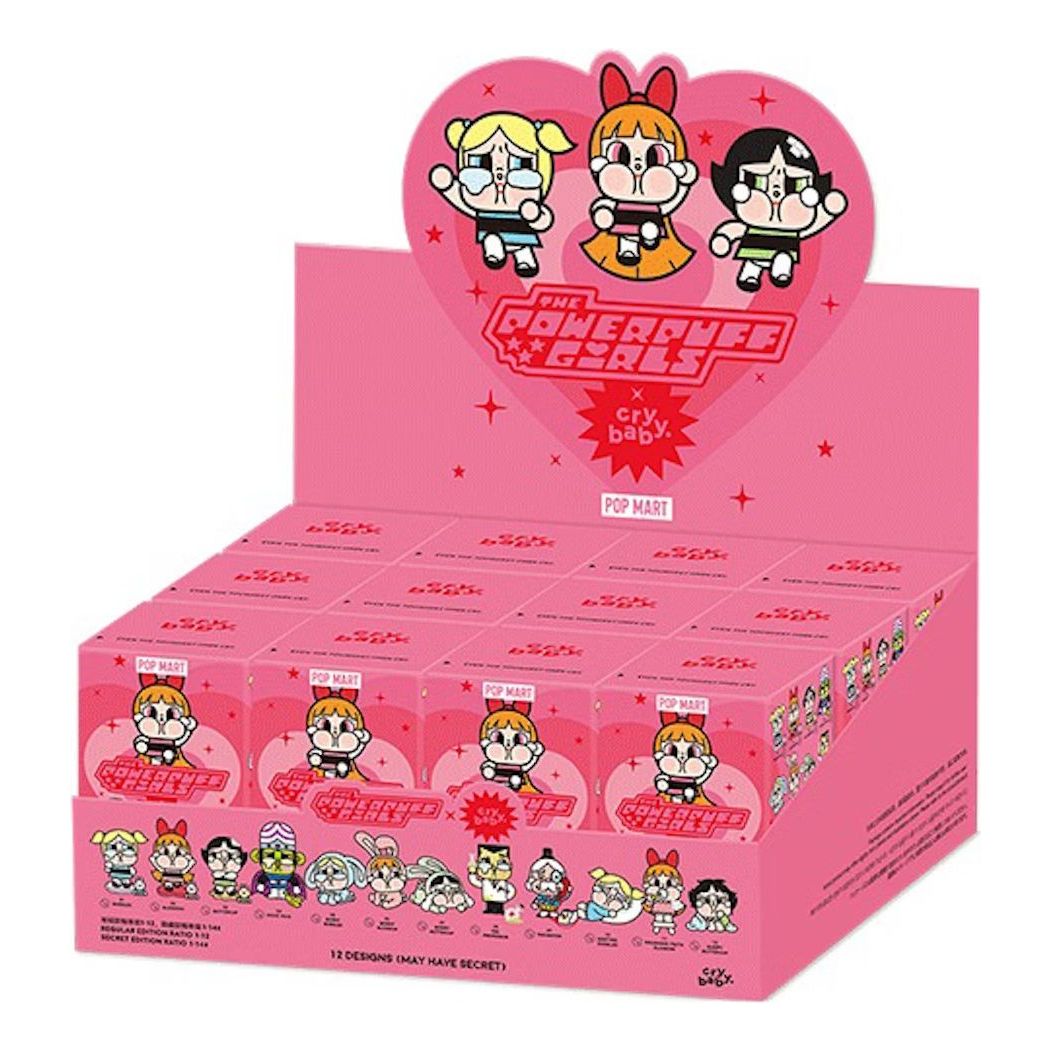 Pop Mart x Powerpuff Girls CryBaby Vinyl Figures Sealed Case (12 Blind Boxes) PPMT-2403-0009-656563248