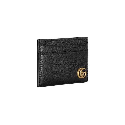 Gucci 26 GG Marmont Card Holder Wallet 'Black' 657588-DJ20T-1000