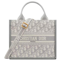 DIOR Cow Leather Tote Bag, Shopping Bag, Crossbody Handbag, Shoulder Bag Trumpets Women's Gray