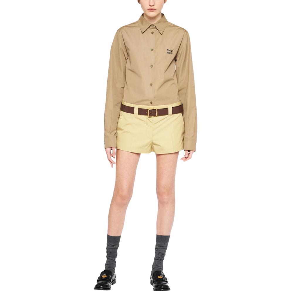 MIU MIU Casual Shorts Women's Yellow